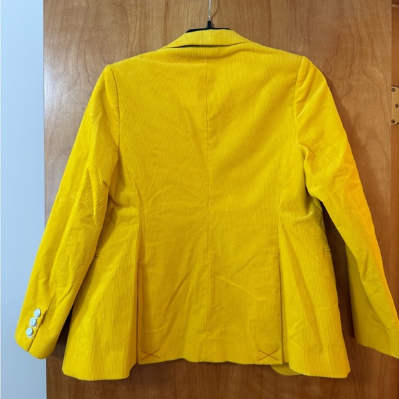 Boden Stamford Cord Corduroy Blazer Jacket Colorful Office NWT Yellow US 8 8R - Picture 10 of 11
